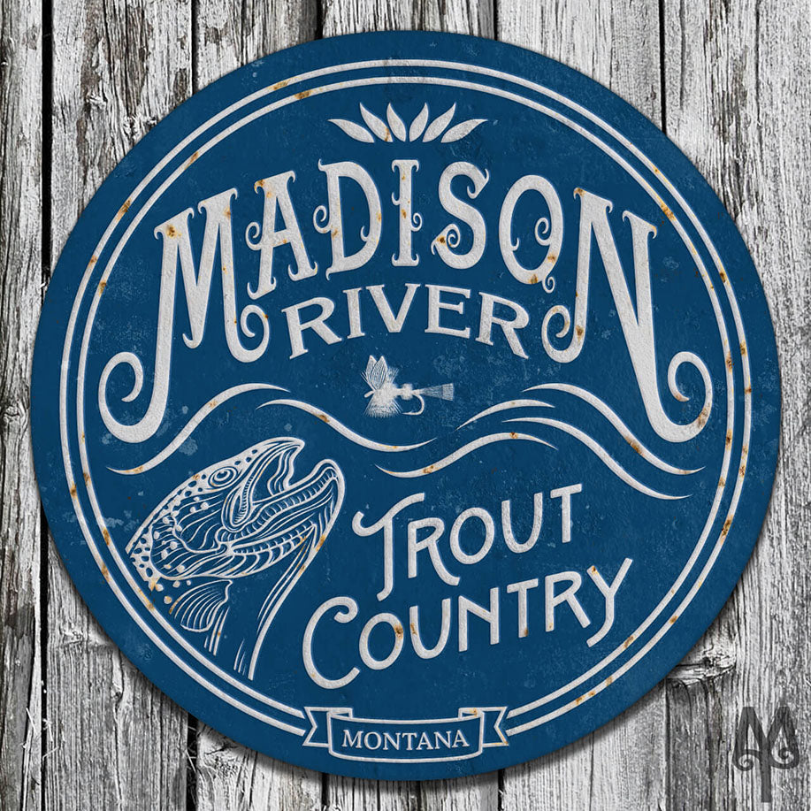 Madison River Wall Sign