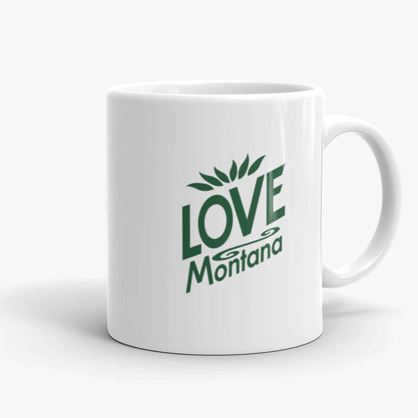 Love Montana, coffee mug, 11 oz, front