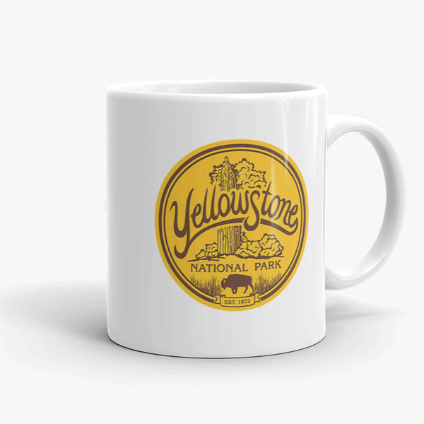 Yellowstone National Park, coffee mug, 11 oz, front