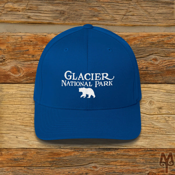 Glacier National Park, Ball Cap, Royal Blue