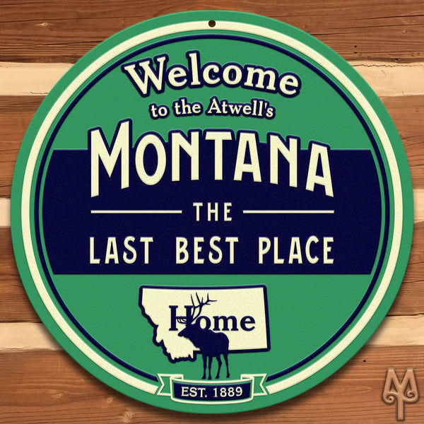 Custom Wall Sign by Montana Treasures