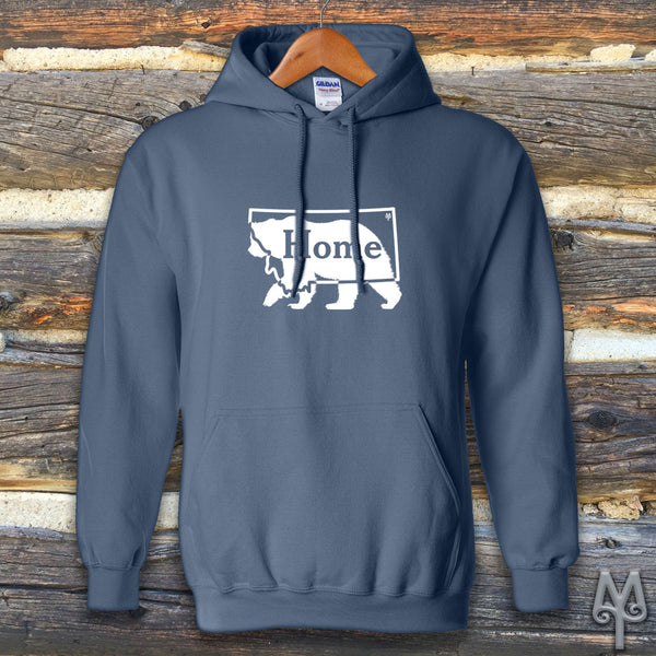 Montana Home Bear, Hoodie Sweatshirt