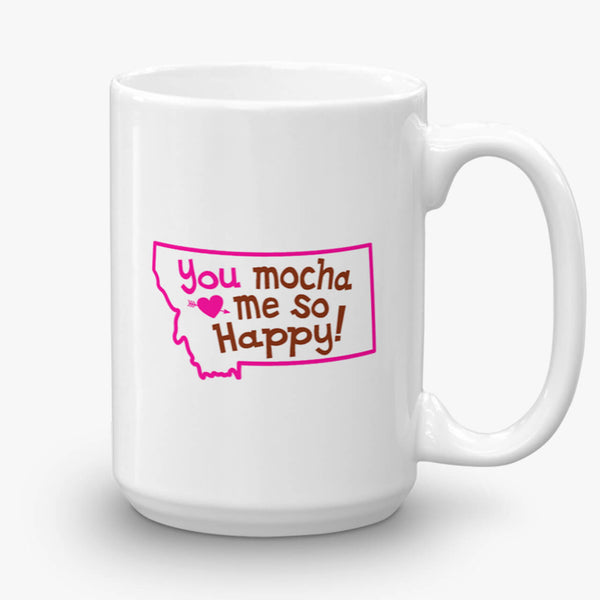 I Love You A Latte, coffee mug, 15 oz, rear