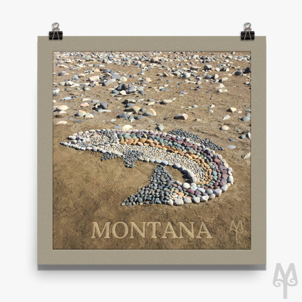Rock Trout, matted unframed poster