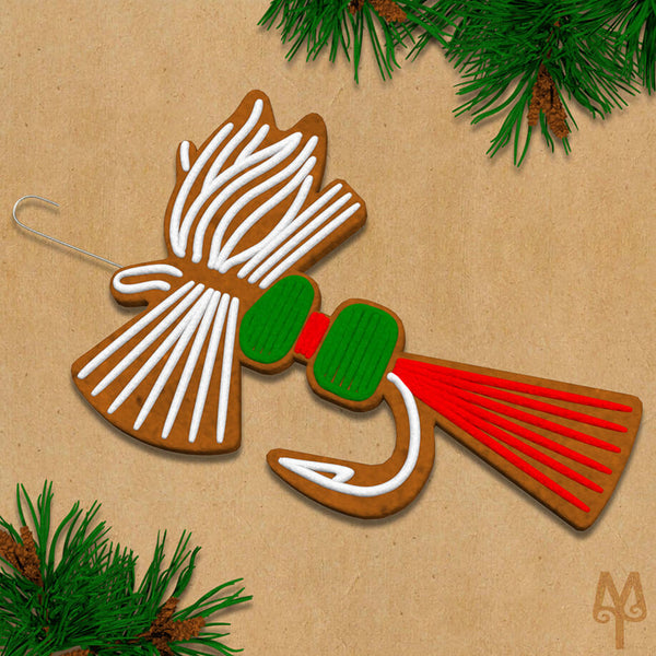 Western Fly Fishing Holiday Cookie Cutters